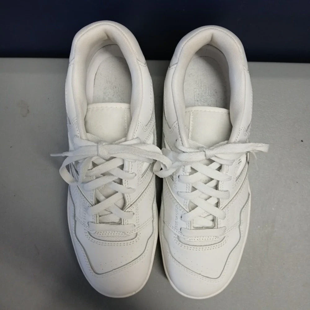 New Balance 550 Platform Sneakers Mens Size 8.5 White Athletic Lace‎ Up BB550WWW